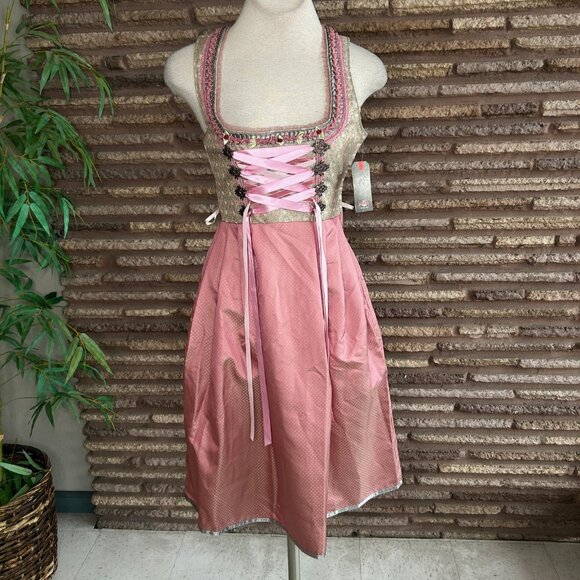 Stockerpoint Alison Pink Corset Tyrol Dirndl Oktorfest NWT Size 34 - Picture 13 of 13
